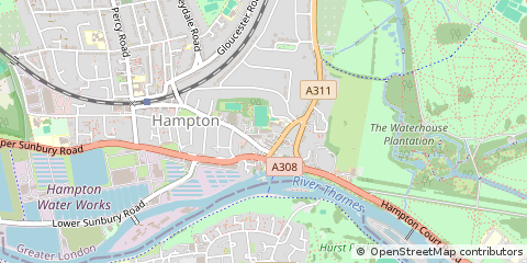 Map of Hampton
