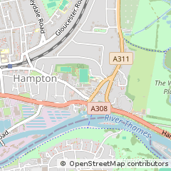 Map of Hampton