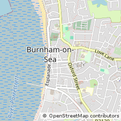 Map of Burnham-on-SEA