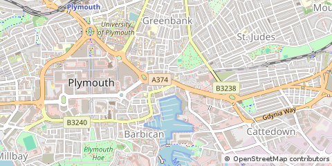 Map of Plymouth