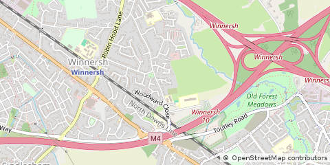 Map of Wokingham