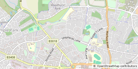 Map of Bracknell, Berkshire