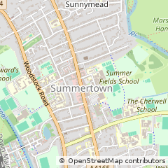 Map of Oxford, Oxfordshire