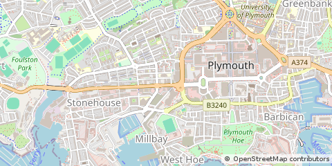 Map of Plymouth