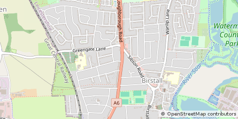 Map of Leicester