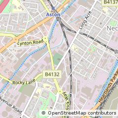 Map of Birmingham, West Midlands