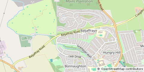 Map of Glasgow, East Dunbartonshire