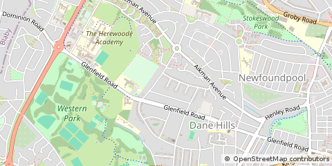 Map of Leicester