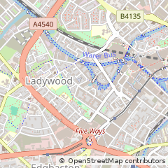 Map of Birmingham
