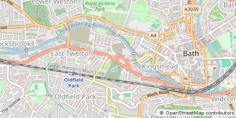 Map of Bath