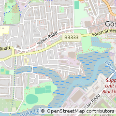 Map of Gosport, Hants