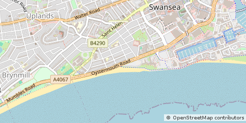 Map of Swansea
