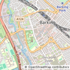 Map of Barking, Essex