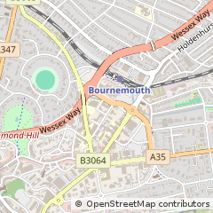 Map of Bournemouth, Dorset