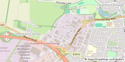 Map of Andover, Hampshire