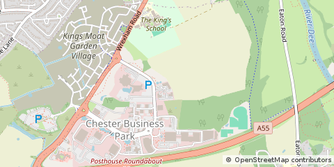 Map of Chester, Cheshire