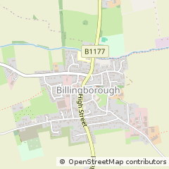 Map of Sleaford, Lincolnshire