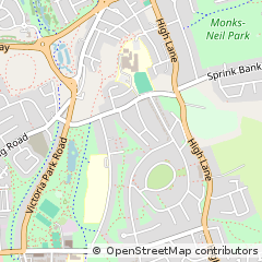 Map of Stoke on Trent, Staffs