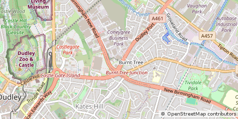 Map of Tipton, West Midlands