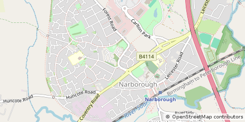 Map of Leicester