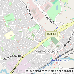 Map of Leicester