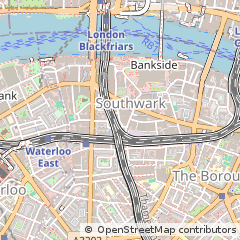 Map of Southwark, London