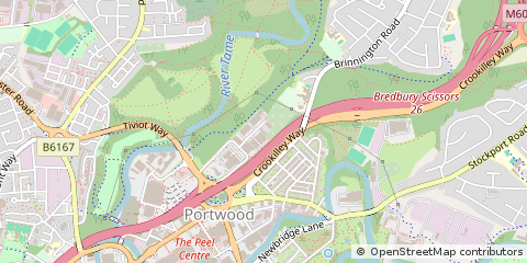 Map of Stockport