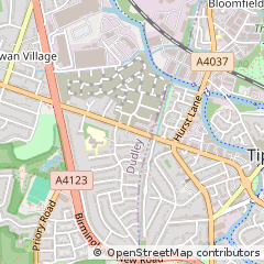 Map of Tipton, West Midlands