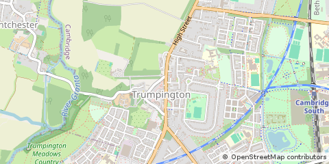 Map of Cambridge, Cambridgeshire