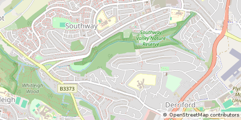 Map of Plymouth, Devon