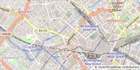 Map of Birmingham