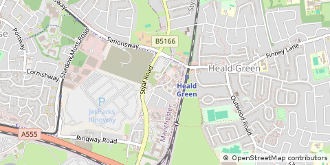 Map of Heald Green, Manchester