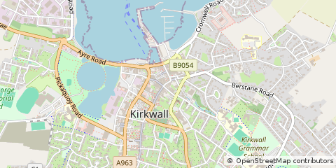Map of Kirkwall, Orkney