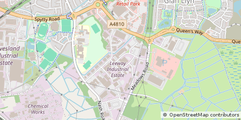 Map of Estate Newport, Gwent