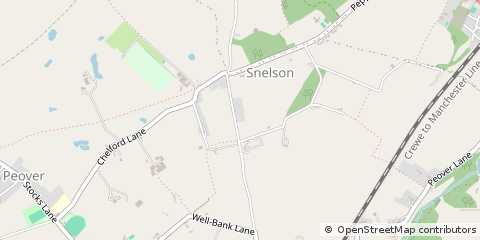 Map of Cheshire