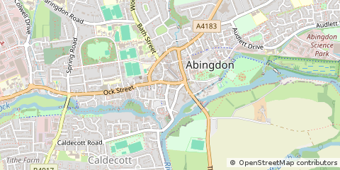 Map of Abingdon