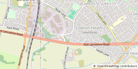 Map of Warrington