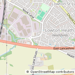 Map of Warrington
