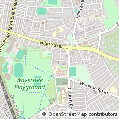 Map of Liverpool, Merseyside