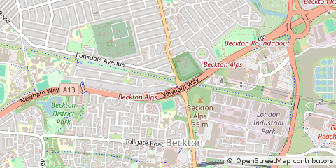 Map of Dagenham