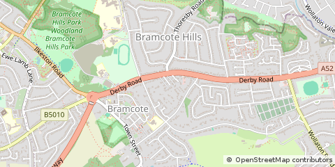 Map of Nottingham