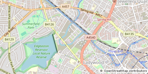 Map of Birmingham