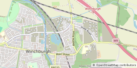 Map of Broxburn