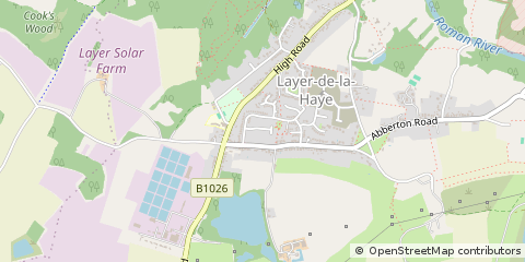 Map of Colchester, Essex