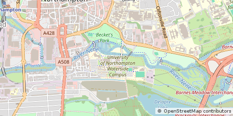 Map of Northampton