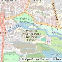 Map of Northampton