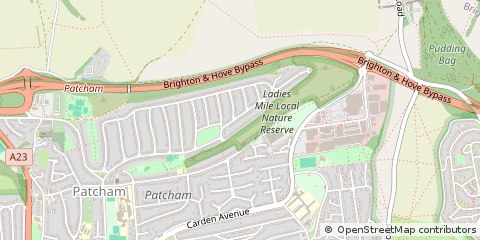 Map of Brighton, East Sussex