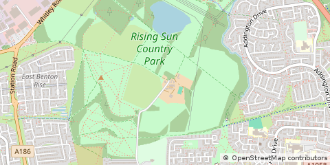 Map of Newcastle Upon Tyne, Tyne and Wear