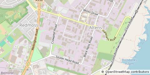 Map of Aberdeen