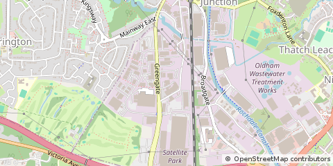 Map of Manchester, Greater Manchester